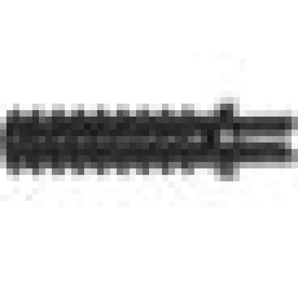 Vortex Rearsets Replacement Foot Peg with End Plug — Black (RSP04BK)