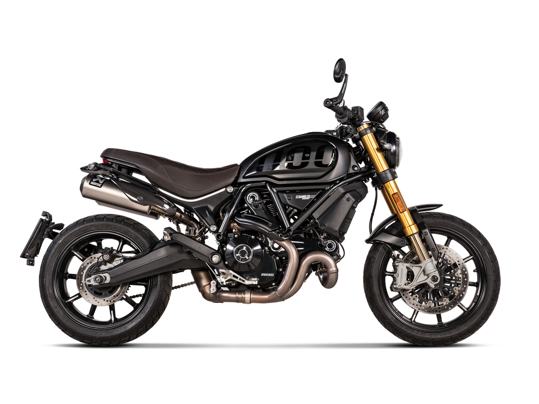 Akrapovic Slip-On Exhaust Ducati Scrambler 1100 2021-2024