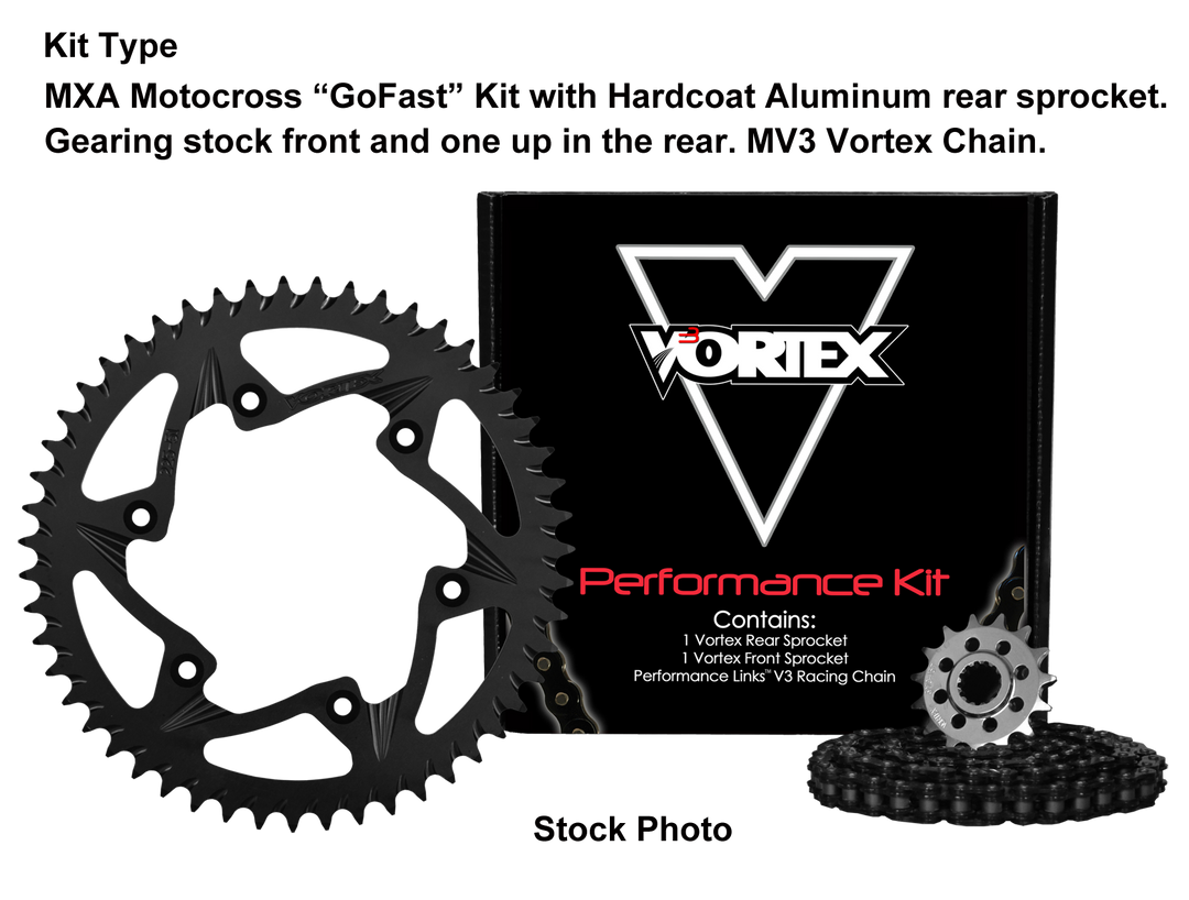 Vortex V3 2.0 Chain and Sprocket Kit — Honda CRF250 R 11-17 — 520