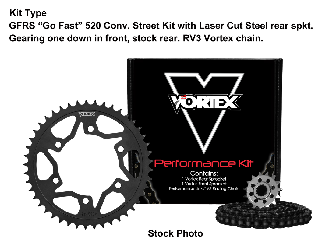 Vortex V3 2.0 Chain and Sprocket Kit — Yamaha FZ-1 01-05 — 520