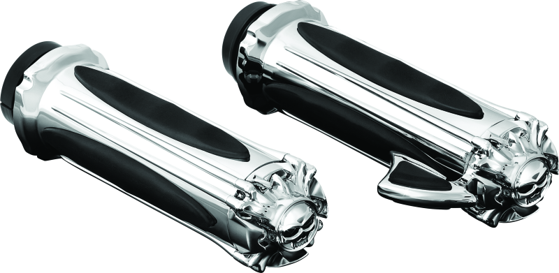 Kuryakyn Premium Zombie Grips With Throttle Boss Throttle-By-Wire