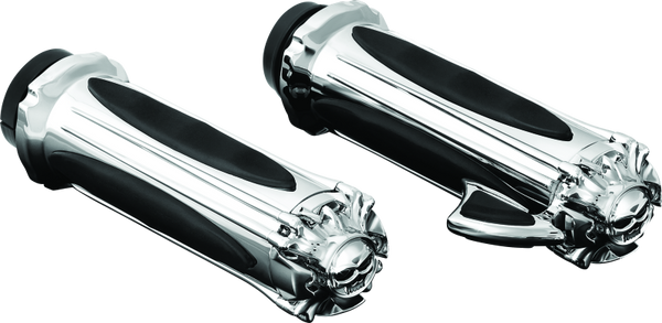 Kuryakyn Premium Zombie Grips With Throttle Boss Throttle-By-Wire
