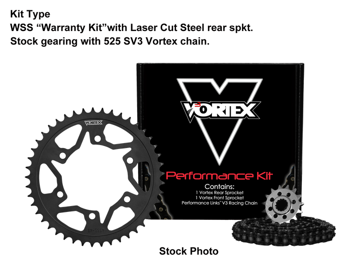 Vortex V3 2.0 Chain and Sprocket Kit — Yamaha YZF-R6 S 06-09 — 525 Conversion