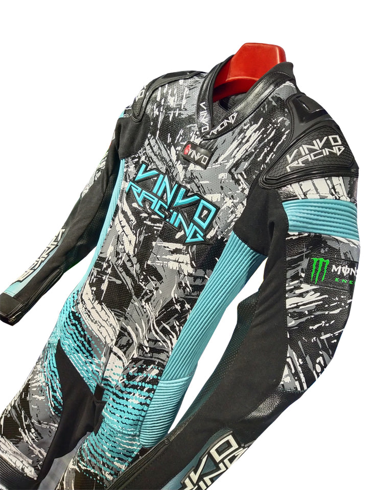 Custom Cowhide Leather Race Suit