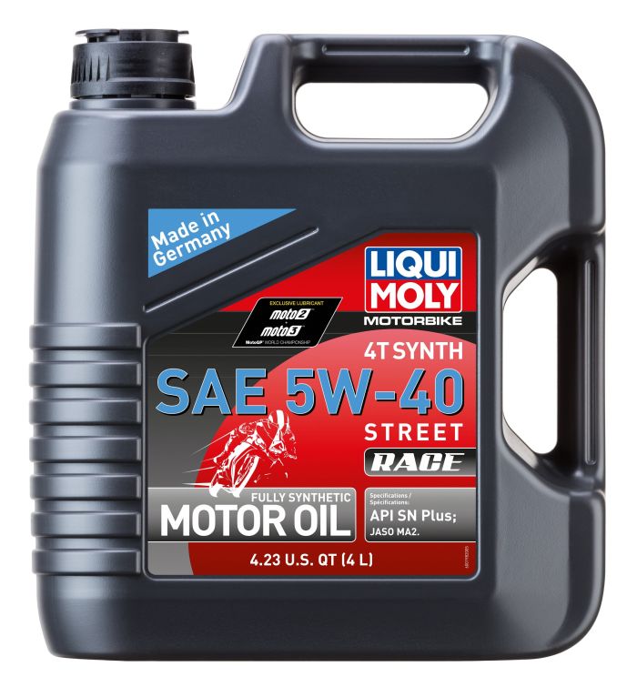 Liqui Moly Motorbike 4T Synth Street Race — 5W-40 (4L)