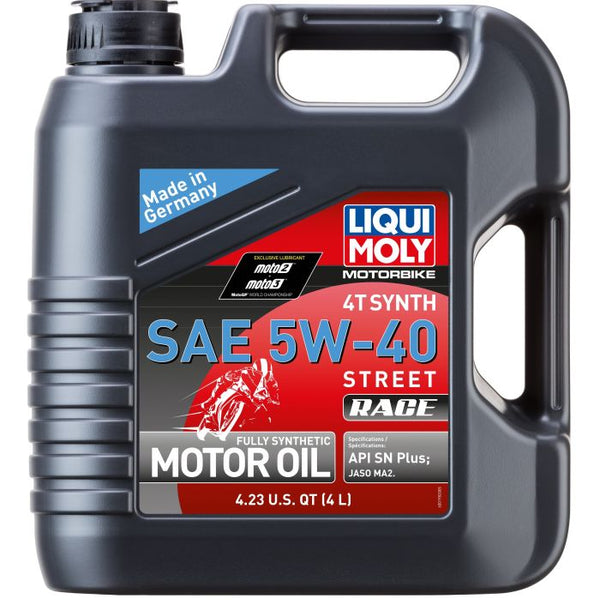 Liqui Moly Motorbike 4T Synth Street Race — 5W-40 (4L)