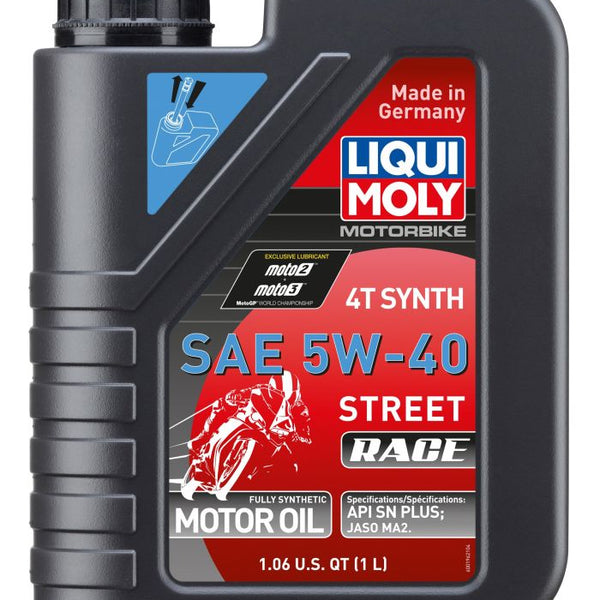 Liqui Moly Motorbike 4T Synth Street Race — 5W-40 (1L)