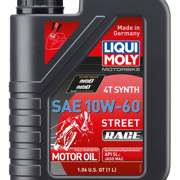 Liqui Moly Motorbike 4T Synth Street Race — 10W-60 (1L)