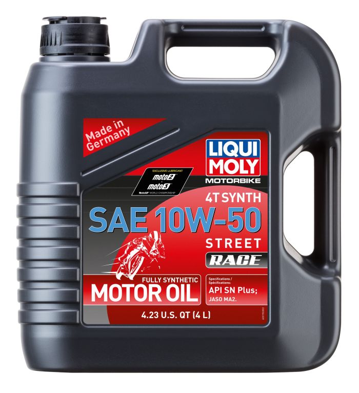 Liqui Moly Motorbike 4T Synth Street Race — 10W-50