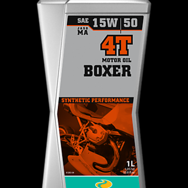 Motorex Boxer 4T — 15W-50 (4L)