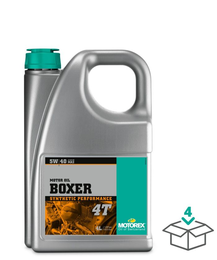 Motorex Boxer 4T — 5W-40 JASO MA2 (4L)