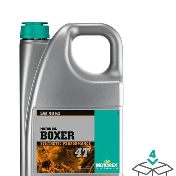 Motorex Boxer 4T — 5W-40 JASO MA2 (4L)