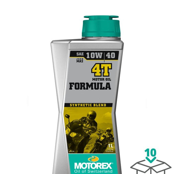 Motorex Formula 4T — 10W-40 JASO MA2 (1L)