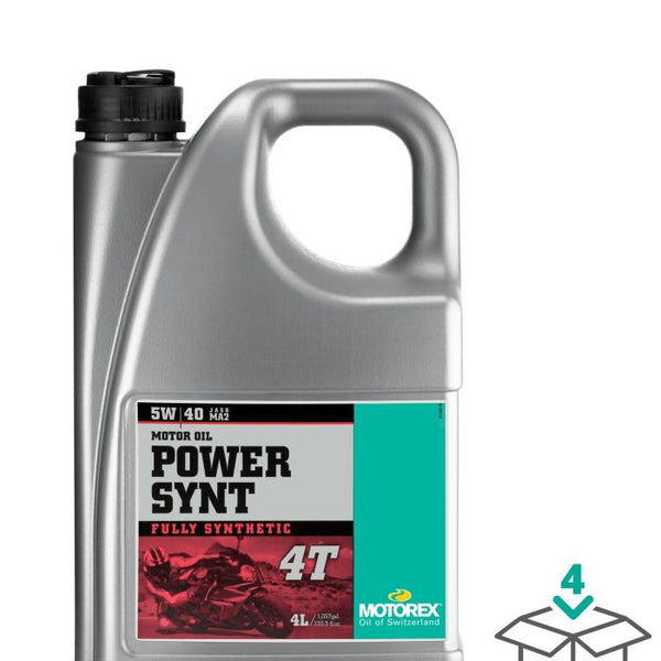 Motorex Power Synt 4T — 5W-40 JASO MA2 (4L)