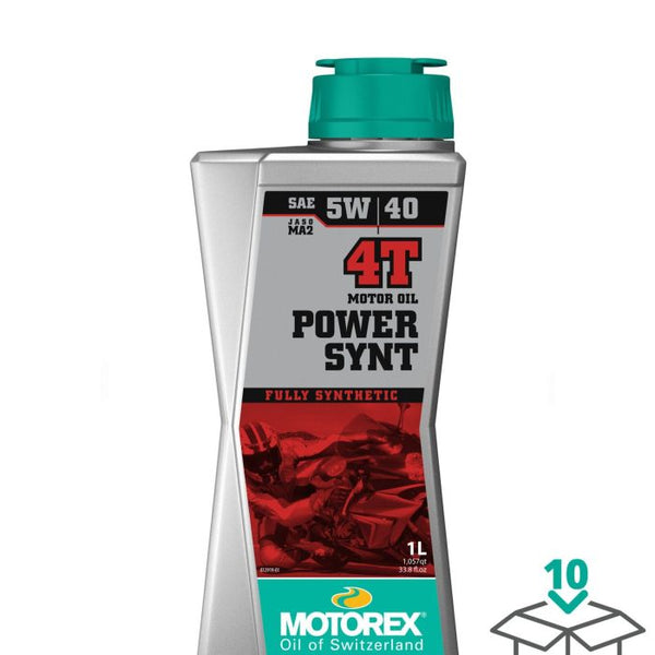 Motorex Power Synt 4T — 5W-40 JASO MA2 (1L)