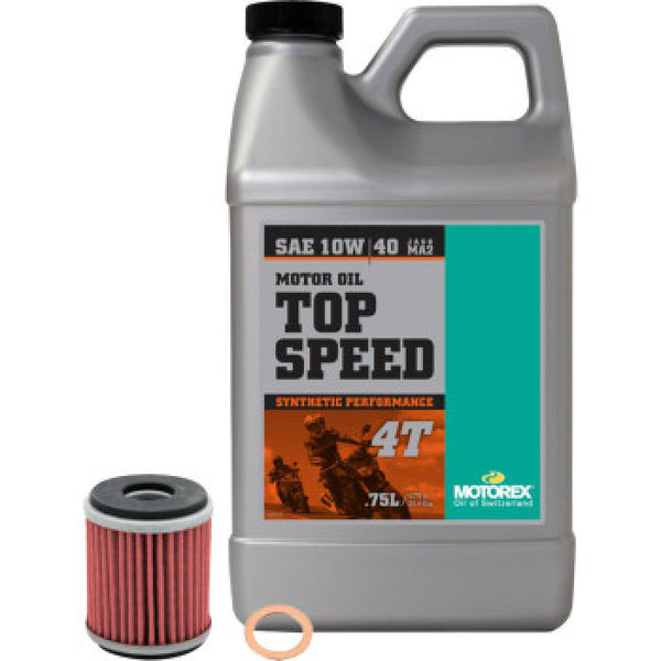Motorex Top Speed Oil Change Kit 10W-40 - Yamaha YZ250F / FX