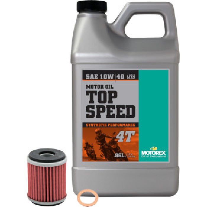 Motorex Top Speed Oil Change Kit 10W-40 - Yamaha YZ450F (2023-2025) / YZ450FX (2024-2025)