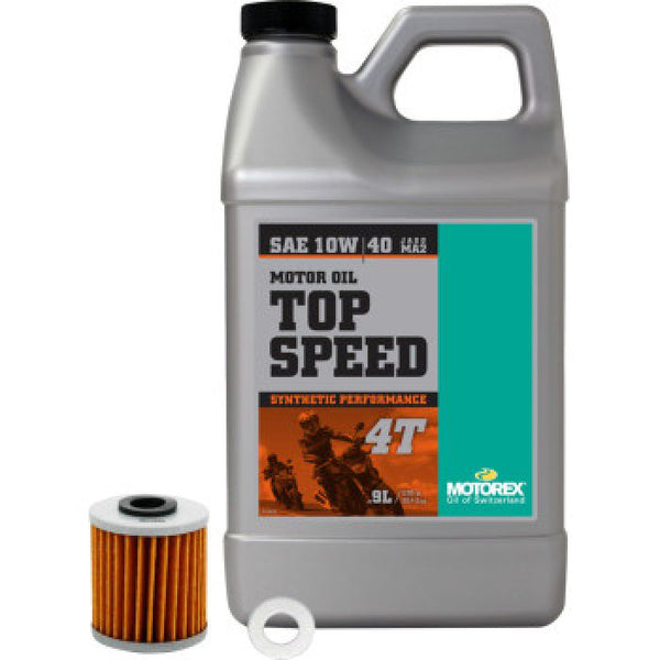 Motorex Top Speed Oil Change Kit 10W-40 - Kawasaki KX450 / KX450X