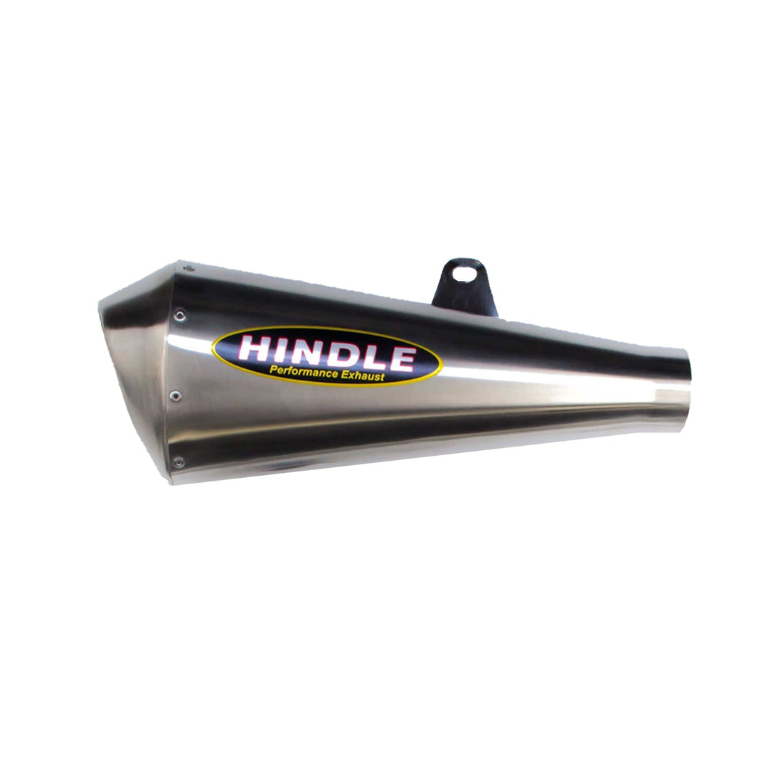Hindle Evo Megaphone Kawasaki Ninja 400/500 2018-25 - ZX4RR Stainless Steel