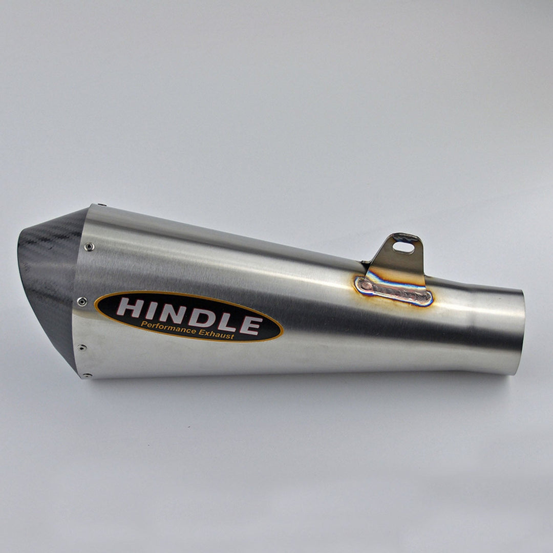 Hindle Evo Megaphone Triumph 765 Street Triple 2017-20 Stainless Steel