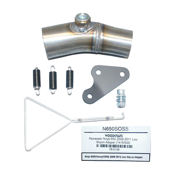 Hindle 2006-11 Kawasaki Ninja 650 Low Slipon Adapter