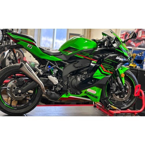 Hindle Kawasaki ZX-4RR Evo Megaphone Slipon System