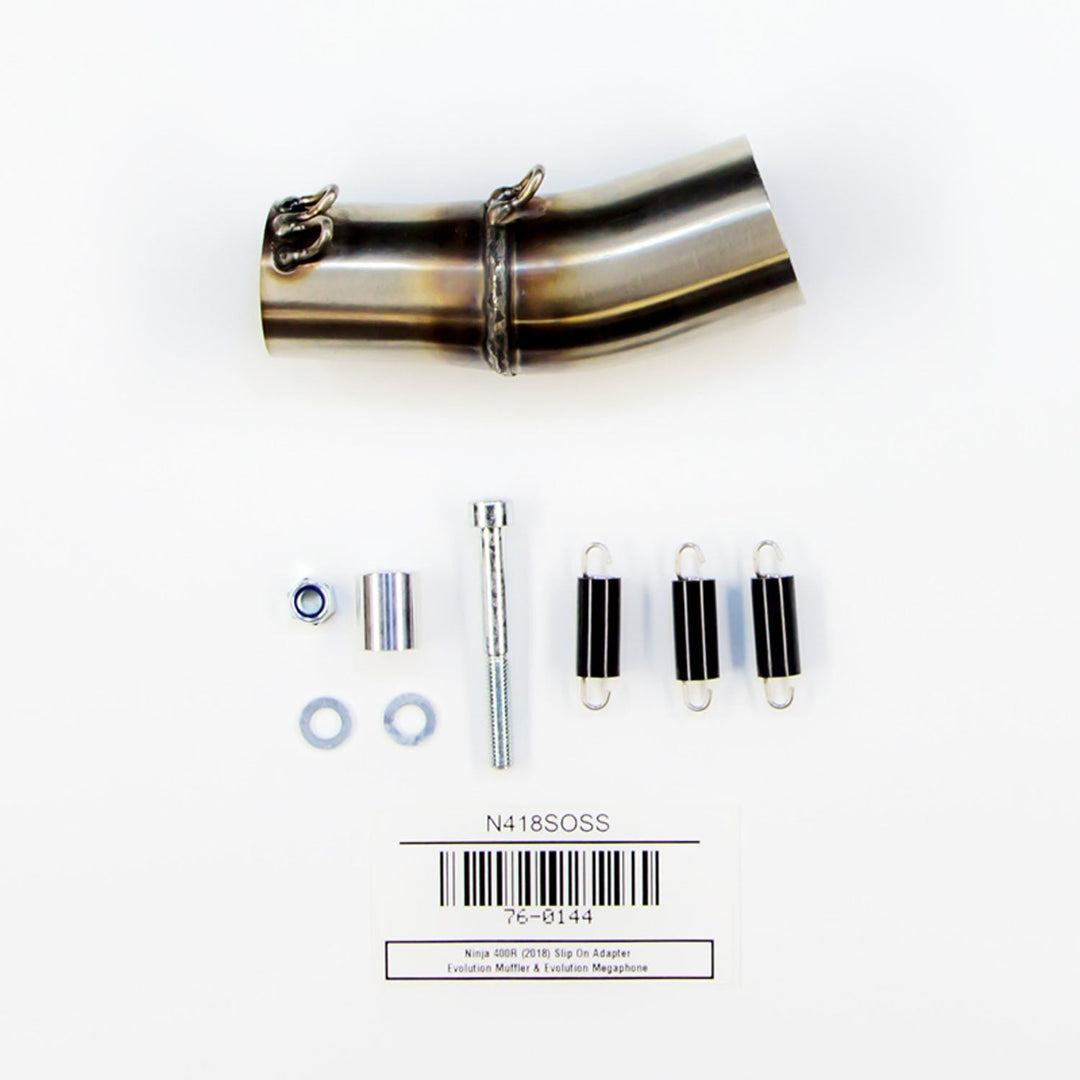 Hindle Evolution Megaphone Slip-on System Kawasaki Ninja EX400 2018-22