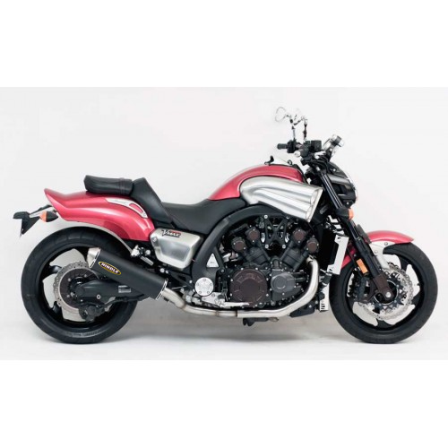 Hindle Yamaha VMax Evolution Dual Slip-on System