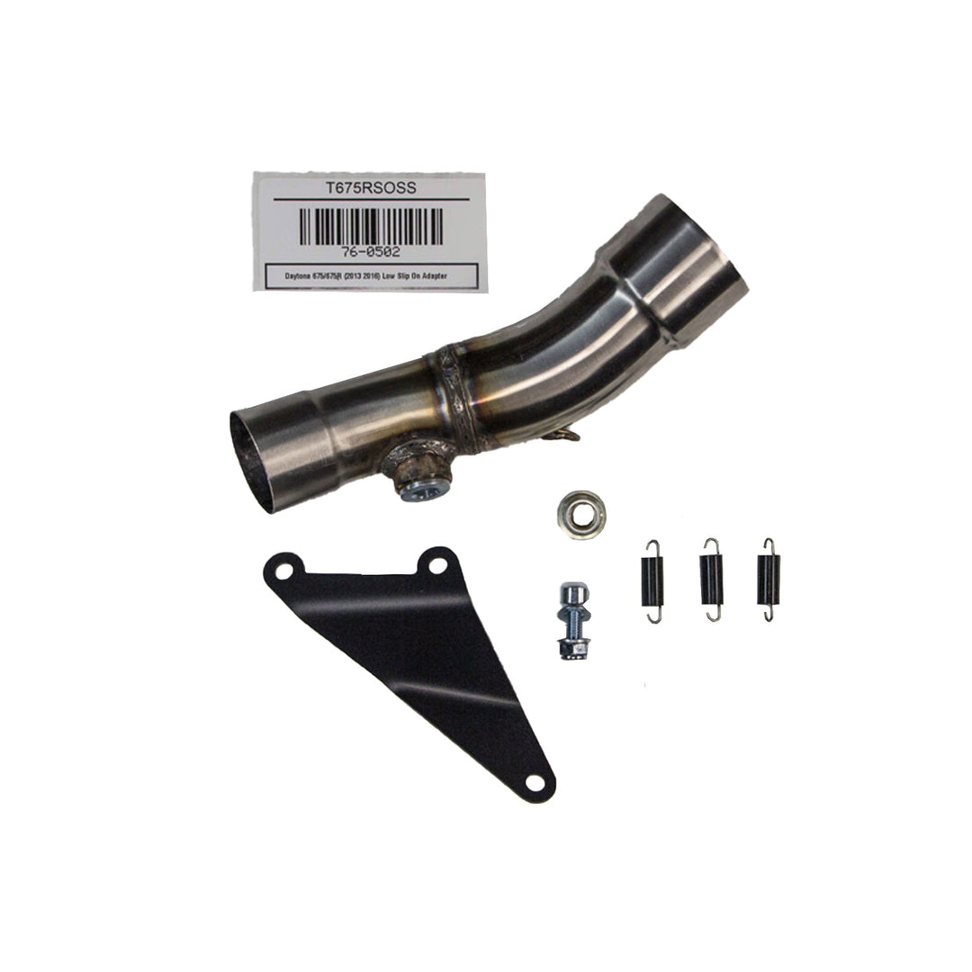 Hindle 2013-17 Triumph 675/R Slipon Adapter w/hanger