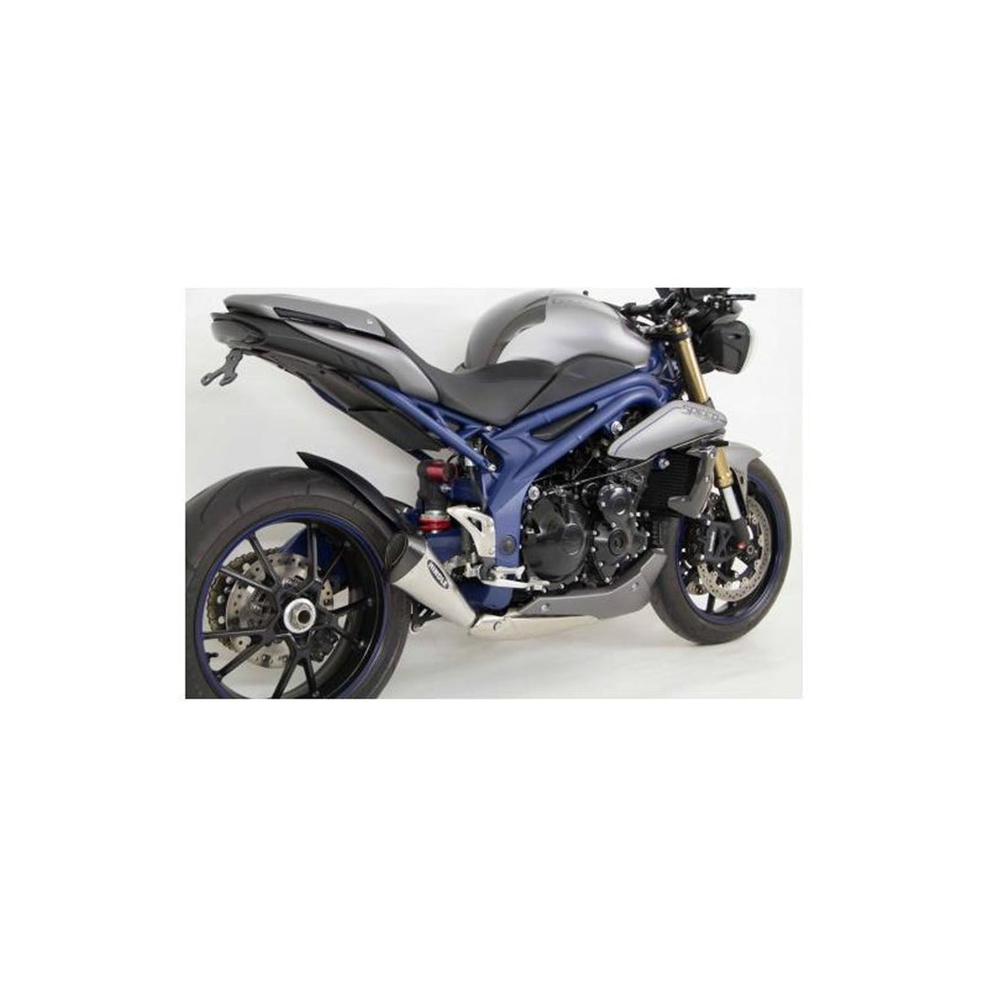 Hindle Evolution Megaphone Slip-on System Triumph 1050 Speed Triple 2011-15