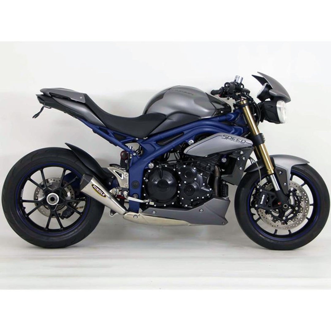 Hindle Evolution Megaphone Slip-on System Triumph 1050 Speed Triple 2011-15