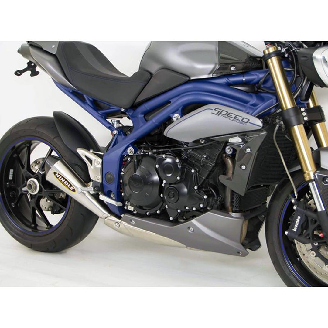 Hindle Evolution Megaphone Slip-on System Triumph 1050 Speed Triple 2011-15