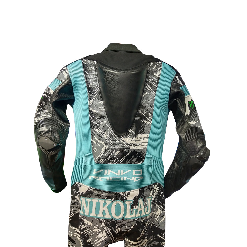 Custom Cowhide Leather Race Suit