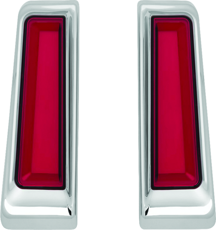 Kuryakyn Tracer L.E.D. Inserts For Saddlebag Supports Chrome