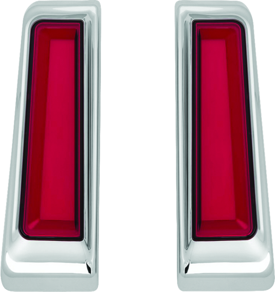 Kuryakyn Tracer L.E.D. Inserts For Saddlebag Supports Chrome