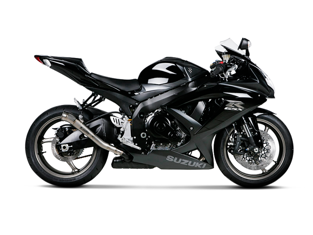 Akrapovic Megaphone Slip-On Exhaust Suzuki GSXR 600 / GSXR 750 2008-2010