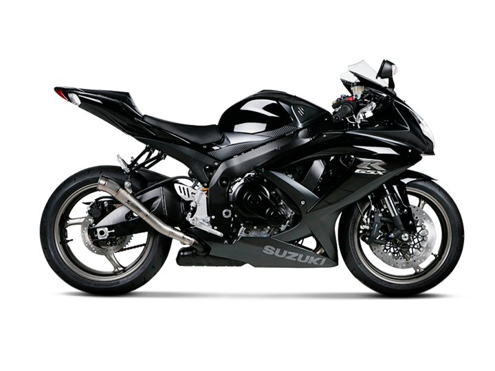 Akrapovic Megaphone Slip-On Exhaust Suzuki GSXR 600 / GSXR 750 2008-2010