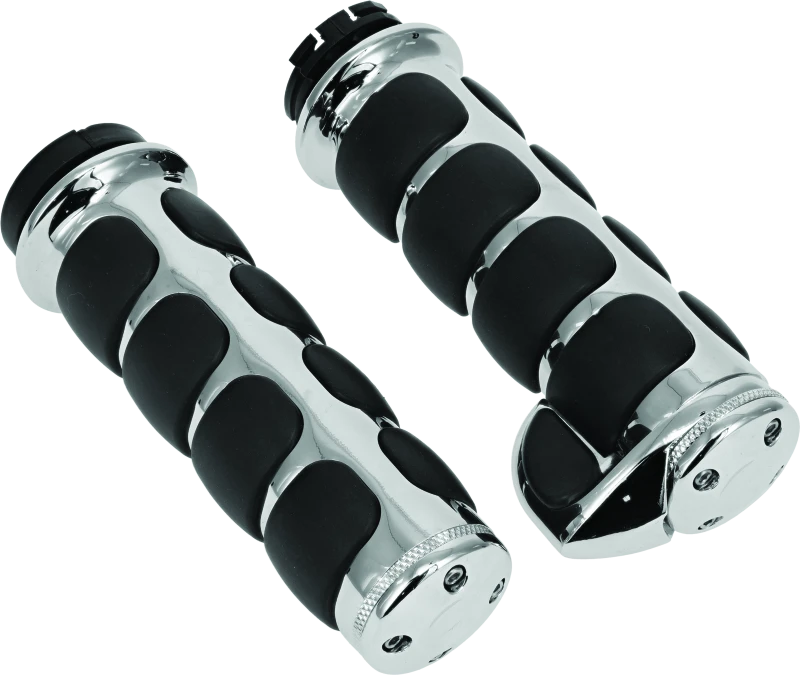 Kuryakyn Premium ISO Grips With Throttle Boss Dual Cable