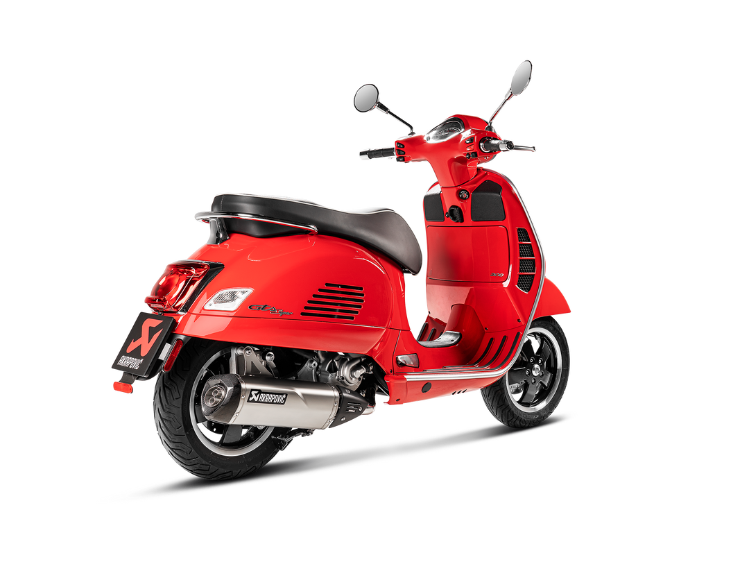 Akrapovic Slip-On Exhaust Vespa GTV / GTS