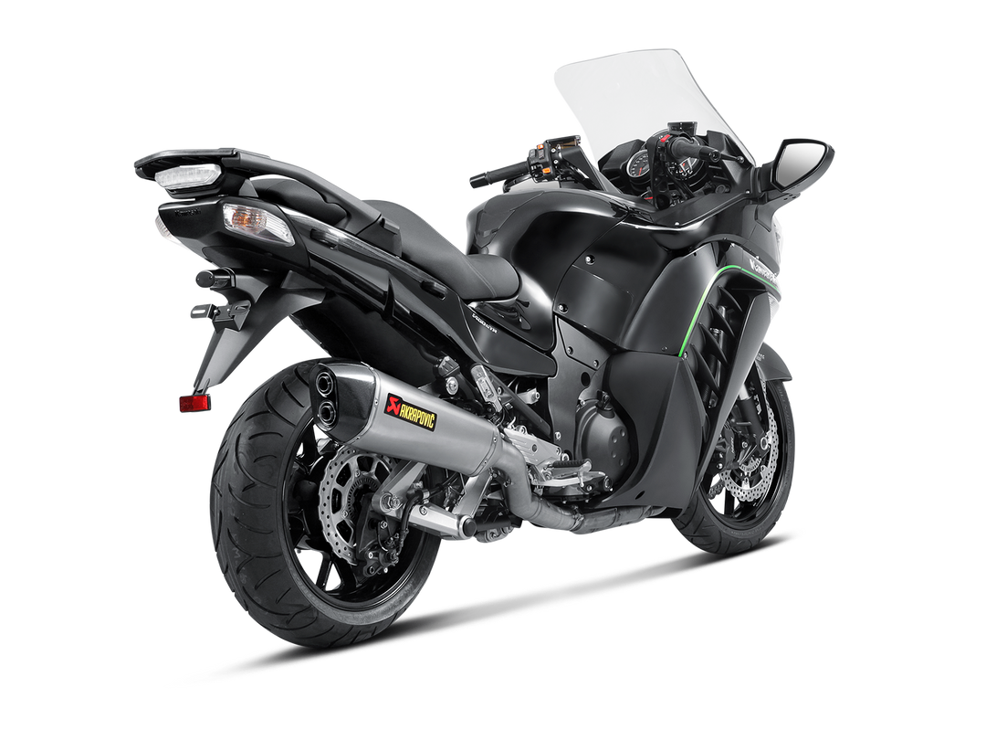 Akrapovic Slip-On Exhaust Kawasaki Concours 14 2008-2017