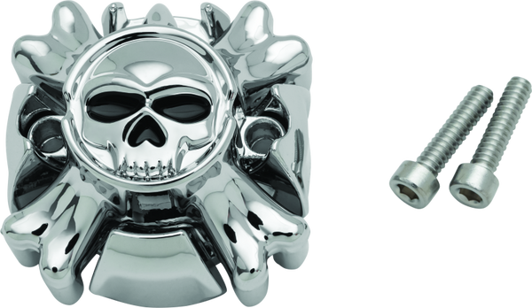 Kuryakyn Replacement Zombie Grip Emblems Without Throttle Boss