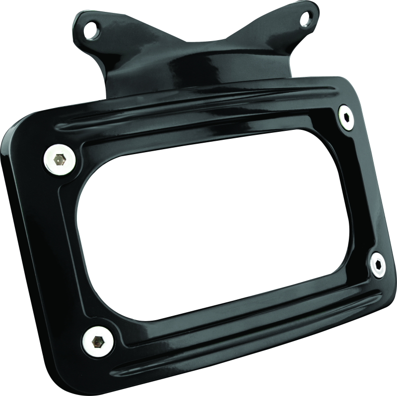 Kuryakyn Curved License Plate Mount Black (3147)