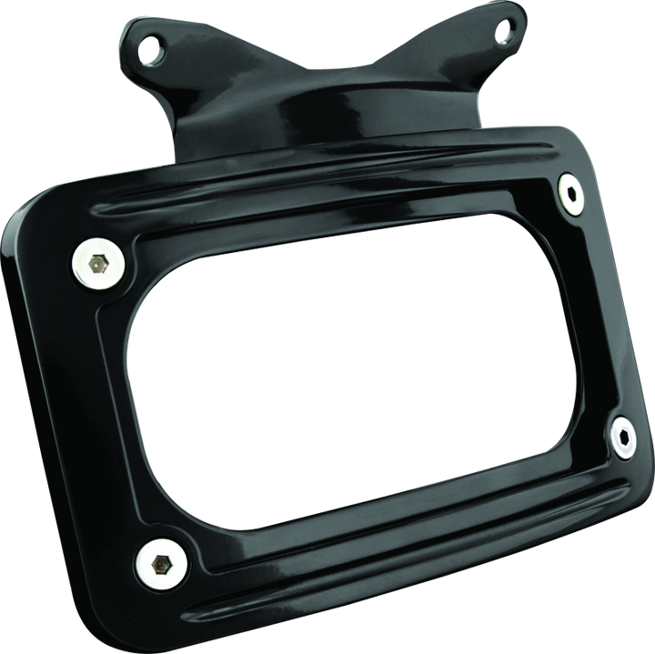 Kuryakyn Curved License Plate Mount Black (3147)