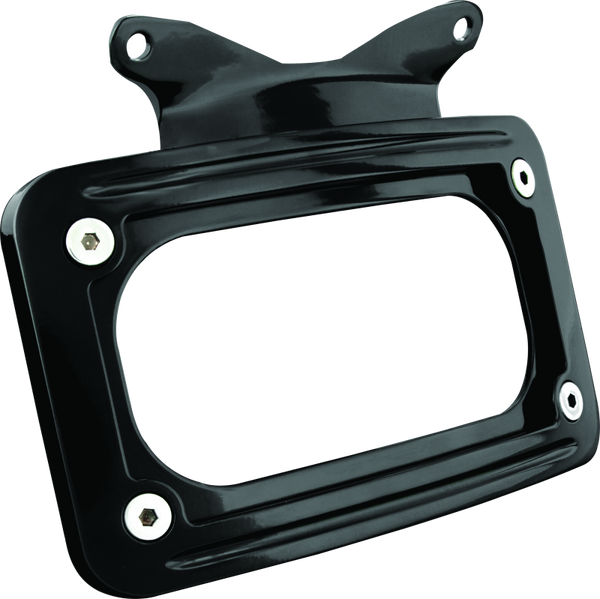 Kuryakyn Curved License Plate Mount Black (3147)