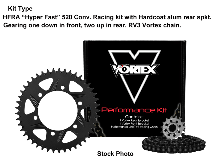 Vortex V3 2.0 Chain and Sprocket Kit — Yamaha FZ-1 01-05 — 520