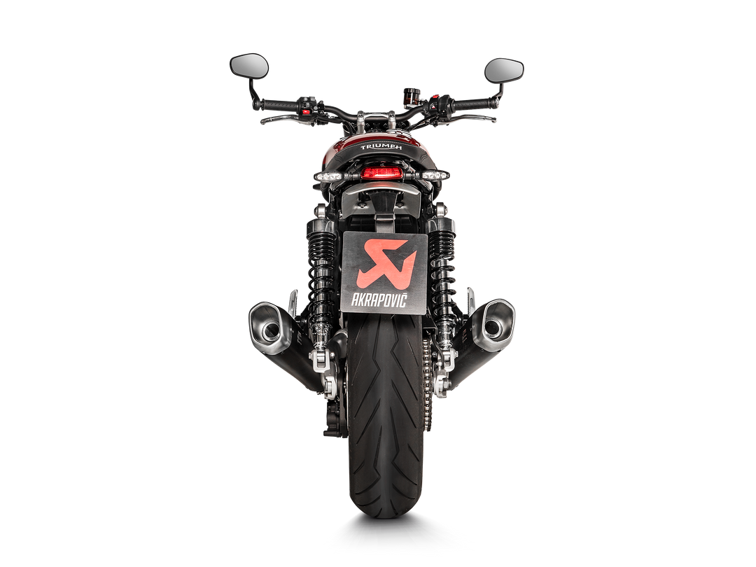 Akrapovic Slip-On Exhaust Triumph Speed Twin / Thruxton 1200 / R