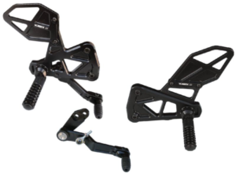 Vortex Rearsets Replacement Rear — Black (RS591K)
