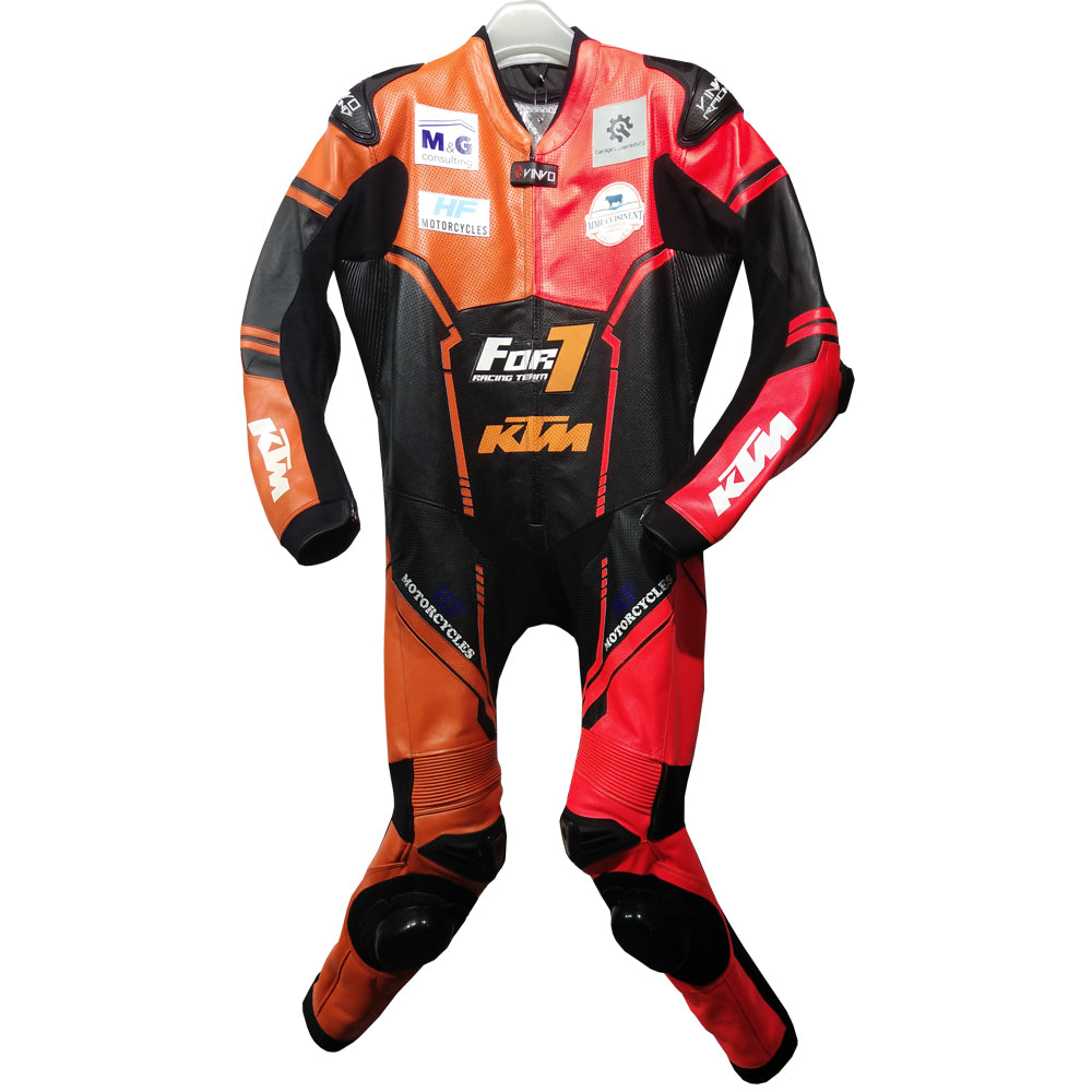 Custom Cowhide Leather Race Suit