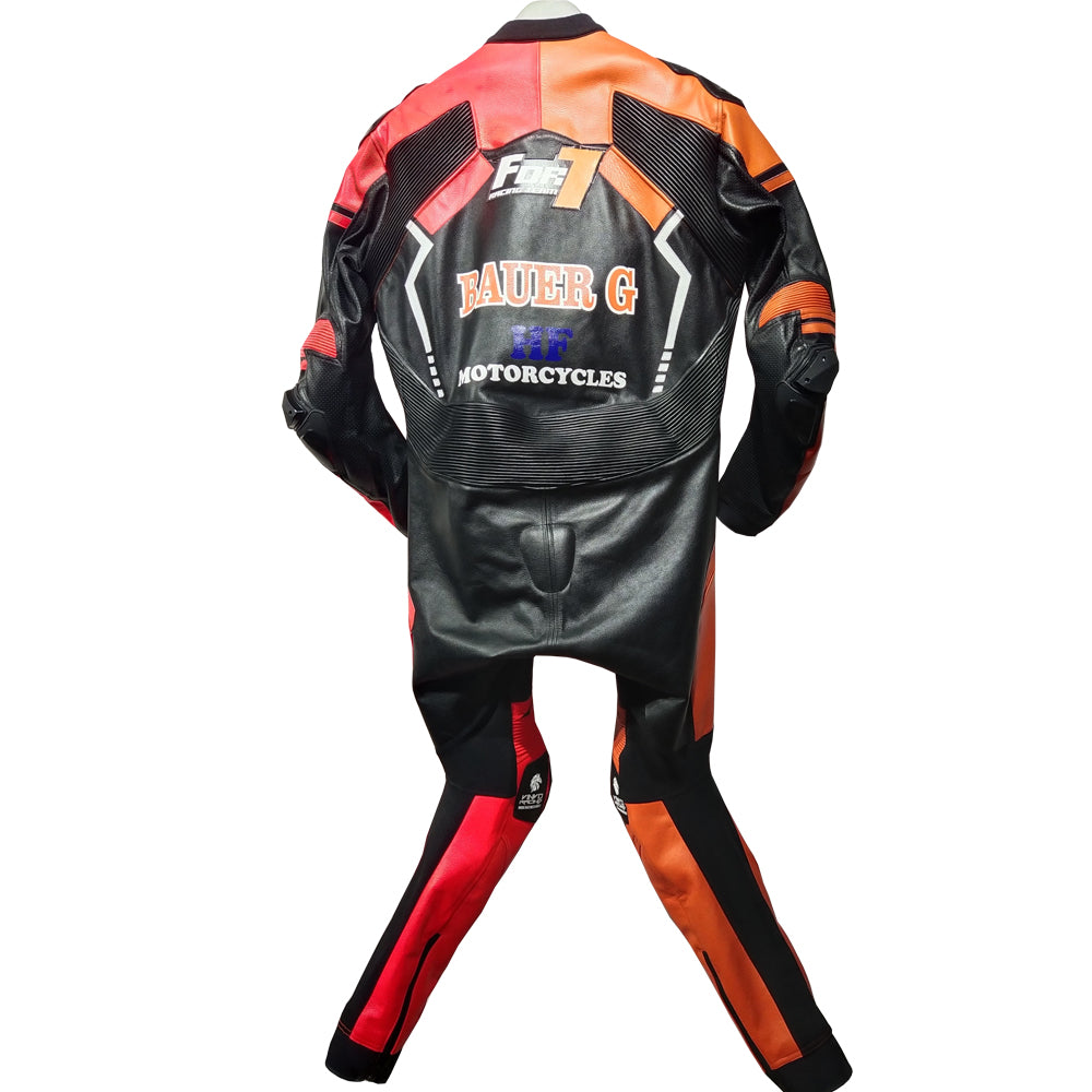 Custom Cowhide Leather Race Suit