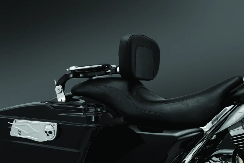 Kuryakyn Multi-Purpose Backrest Black &amp; Chrome